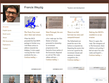 Tablet Screenshot of francisweyzig.com